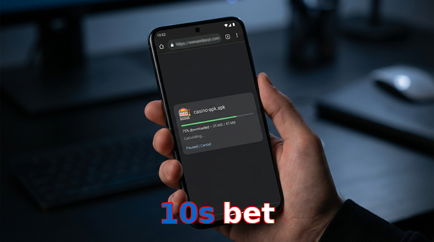 Main screen of 10S Bet apk page for PK players