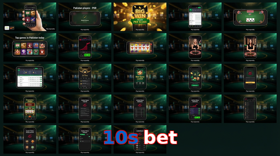Main screen of 10S Bet bet page for PK players