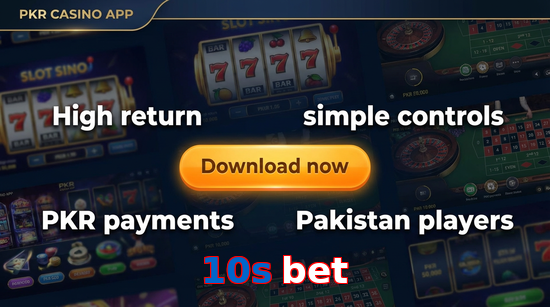Main screen of 10S Bet gamedownload page for PK players